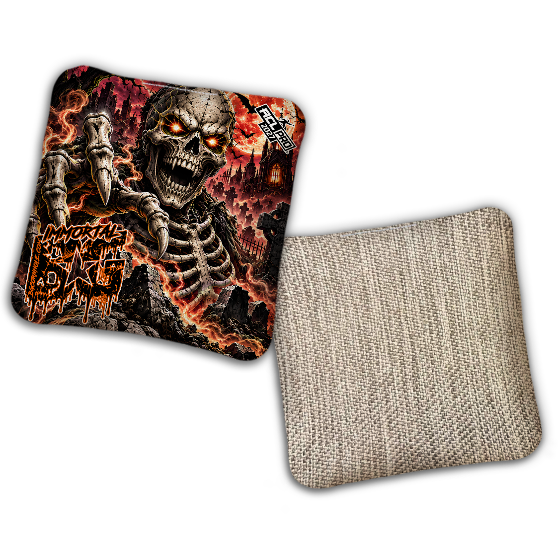 2027 BG Multiple Bag Models "Gravedigger" - ACL Pro Stamped Cornhole Bags
