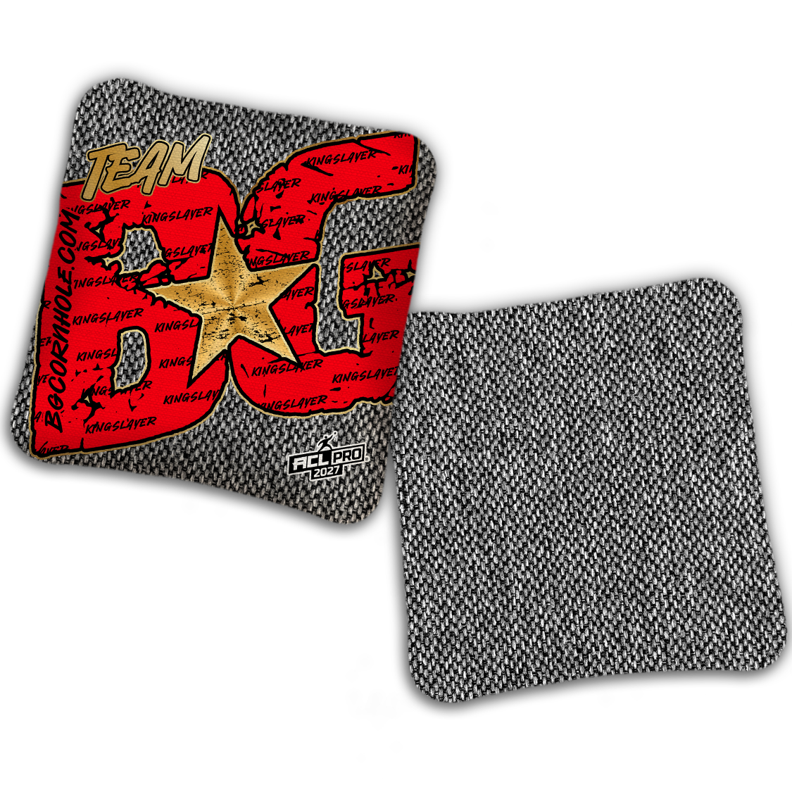 2027 BG Kingslayer "Big BG Colormatch" - ACL Pro Stamped Cornhole Bags - SET OF 4 BAGS
