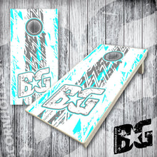 Load image into Gallery viewer, BG &quot;Grunge Stripe&quot; Cornhole Boards - Elite Model
