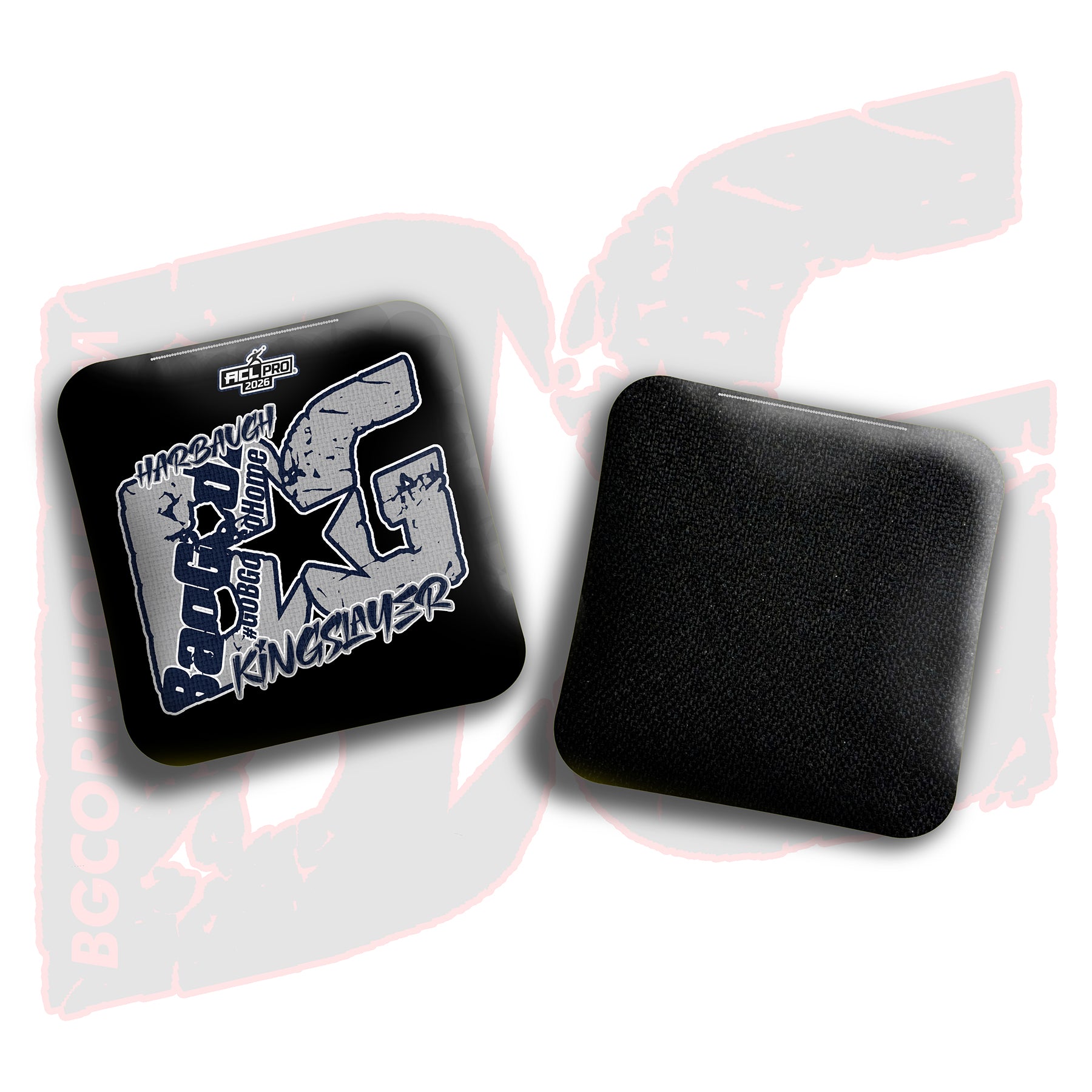 2026 BG Multiple Bag Models  - "Devon Harbaugh” - ACL Pro Stamped Cornhole Bags - SET OF 4 BAGS