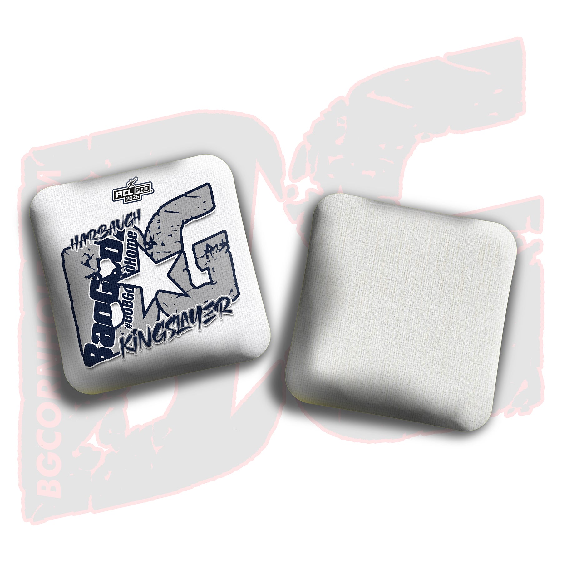 2026 BG Multiple Bag Models  - "Devon Harbaugh” - ACL Pro Stamped Cornhole Bags - SET OF 4 BAGS
