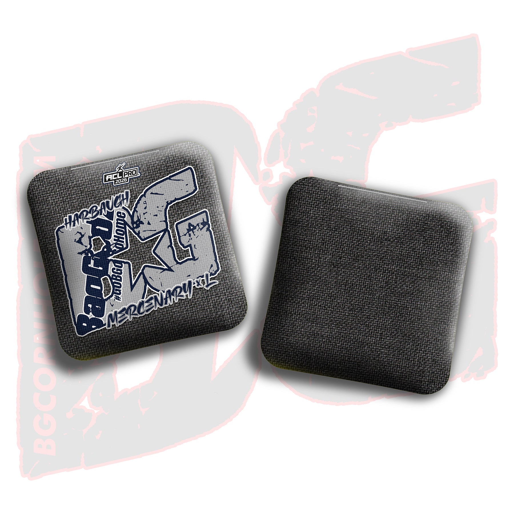 2026 BG Multiple Bag Models  - "Devon Harbaugh” - ACL Pro Stamped Cornhole Bags - SET OF 4 BAGS