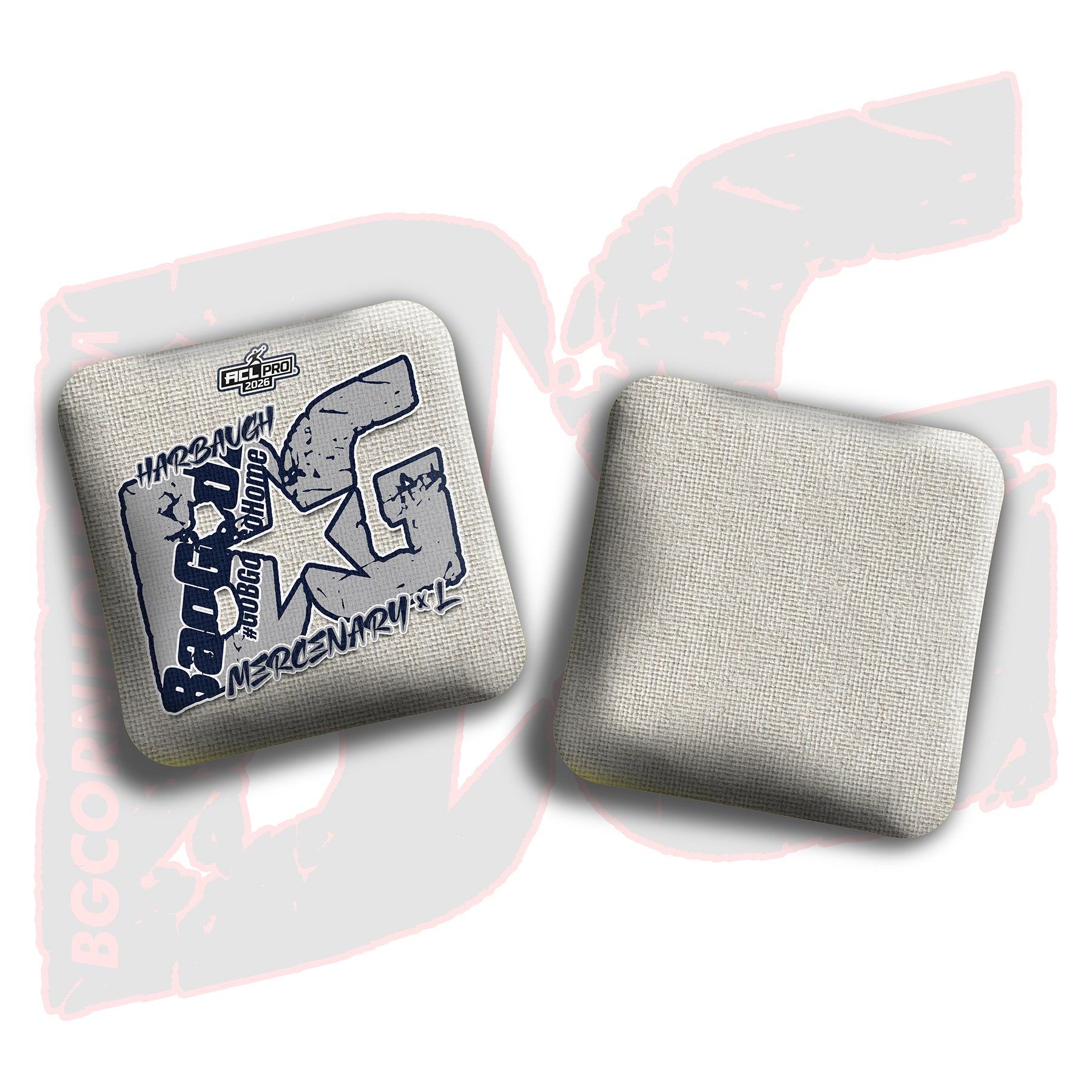 2026 BG Multiple Bag Models  - "Devon Harbaugh” - ACL Pro Stamped Cornhole Bags - SET OF 4 BAGS