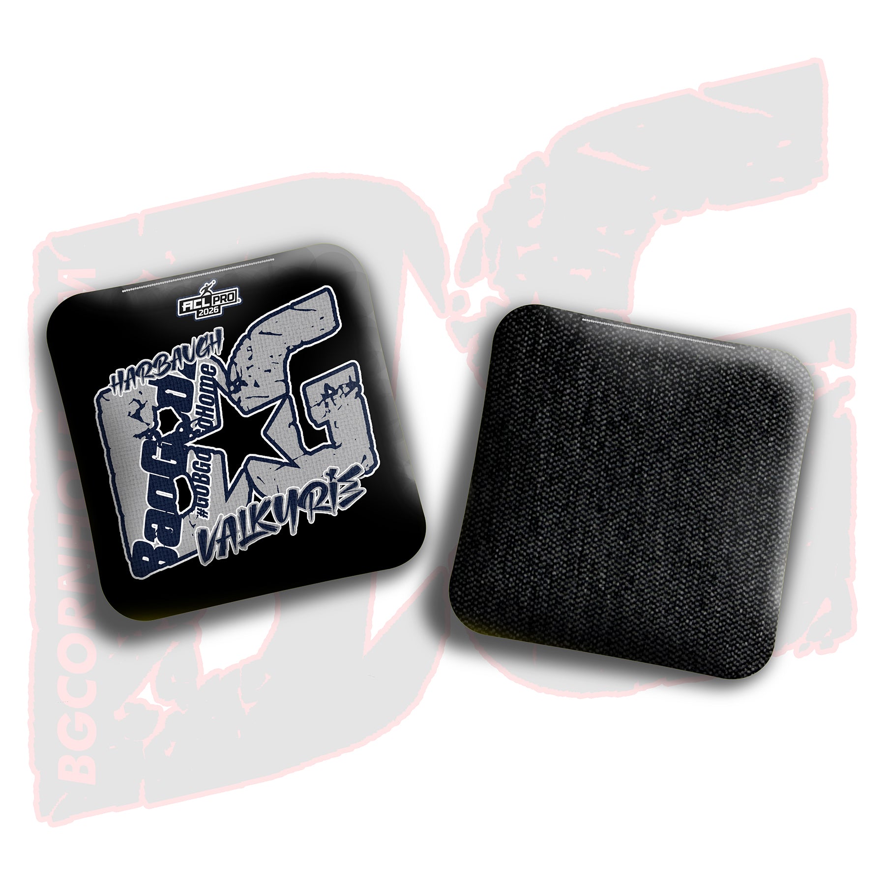 2026 BG Multiple Bag Models  - "Devon Harbaugh” - ACL Pro Stamped Cornhole Bags - SET OF 4 BAGS