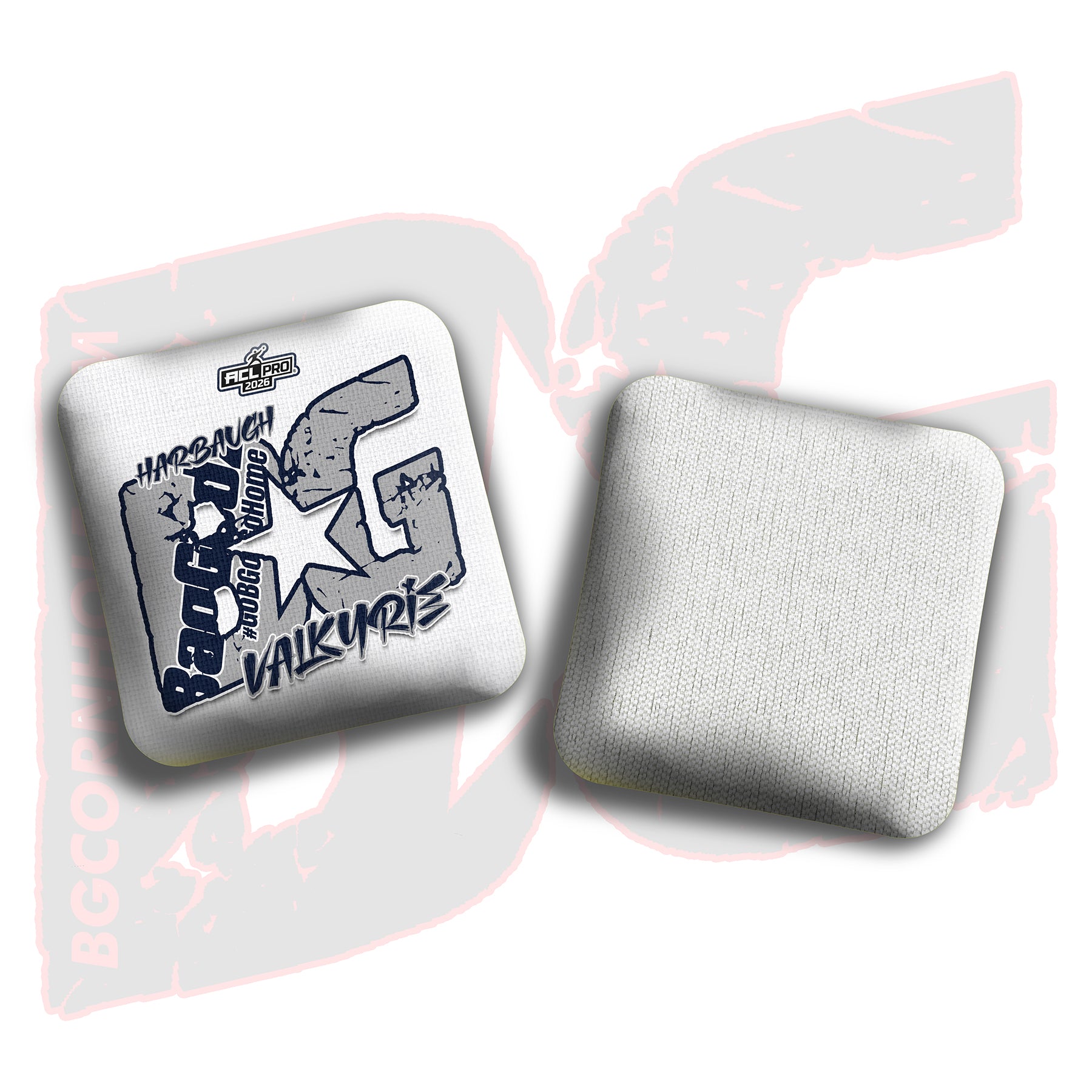 2026 BG Multiple Bag Models  - "Devon Harbaugh” - ACL Pro Stamped Cornhole Bags - SET OF 4 BAGS
