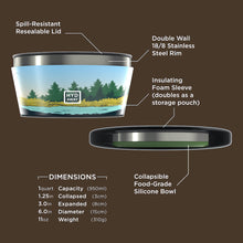 Load image into Gallery viewer, Collapsible Insulated Bowl | 1-Quart