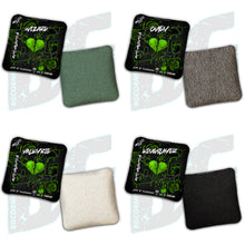 Load image into Gallery viewer, 2026 BG Multiple Bag Models "Green Anti Valentines Day" - ACL Pro Stamped Cornhole Bags - SET OF 4 BAGS