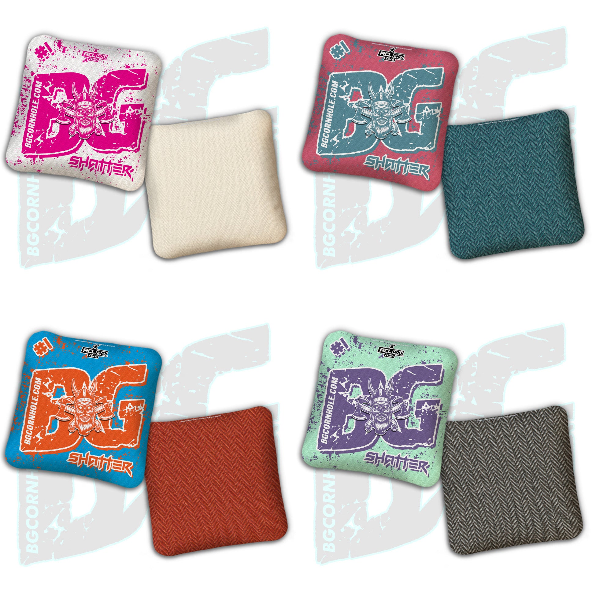 Limited Edition 2026 BG Multiple Bag Models "OG Pro Only" - ACL Pro Stamped Cornhole Bags - SET OF 4 BAGS