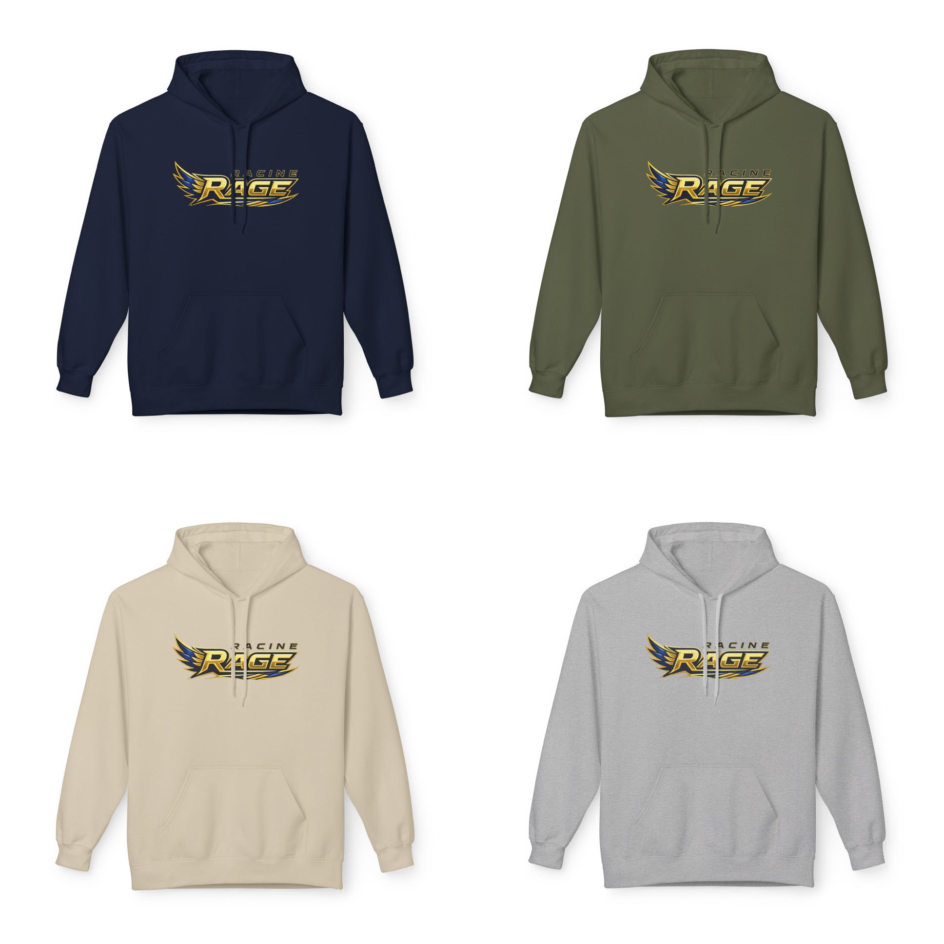 BG x Racine County Cornhole Unisex Midweight Softstyle Fleece Hoodie - Multiple Colors