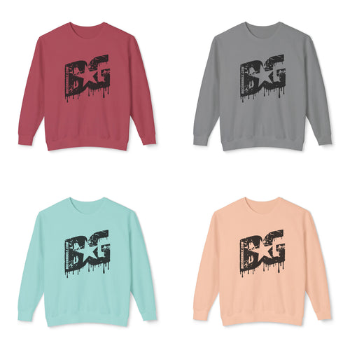 Drip BG lightweight crewneck - Multiple Colors