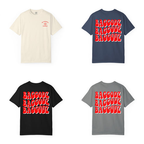 Red Wavy Badgodz Unisex Tee - Multiple Colors