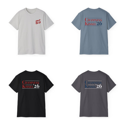 Chamness + Kissel Unisex Tee - Multiple Colors