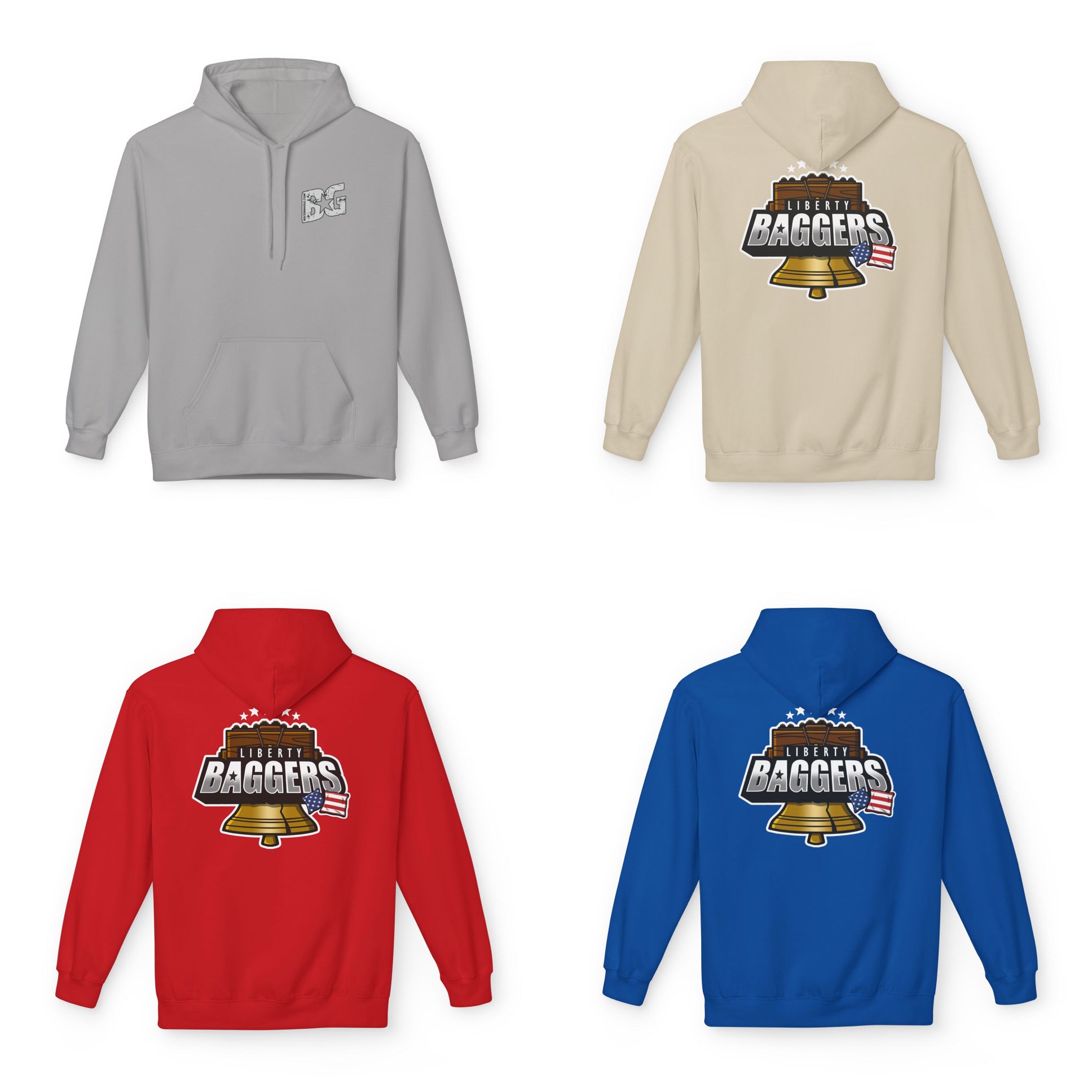 Liberty Baggers x BG Unisex Hoodie - Multiple Colors