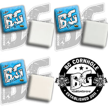 Load image into Gallery viewer, 2026 BG Multiple Bag Models &quot;Triple Crown Blue Topo” Collab - ACL Pro Stamped Cornhole Bags - SET OF 4 BAGS