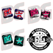 Load image into Gallery viewer, 2026 BG Comp Samurai- "Hex Godz" - ACL Comp Stamped Cornhole Bags - SET OF 4 BAGS