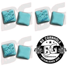 Load image into Gallery viewer, 2026 BG Multiple Bag Models &quot;Aqua Team BG&quot; - ACL Pro Stamped Cornhole Bags - SET OF 4 BAGS