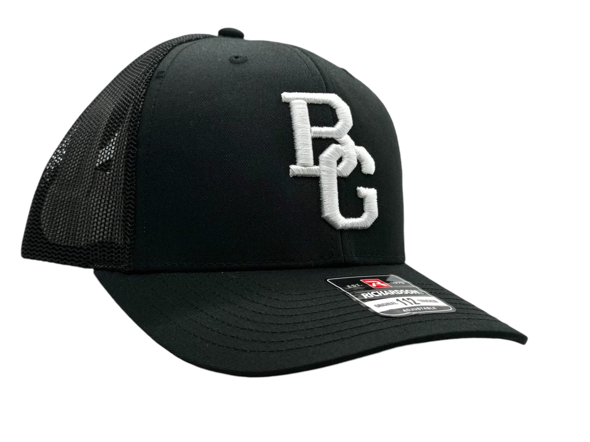 Black 112 Trucker Hat - Colored Embroidery - RICHARDSON