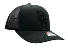 Load image into Gallery viewer, Black 112 Trucker Hat - Colored Embroidery - RICHARDSON