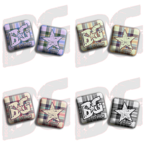 2026 BG Clutch  - “Flannel  Finesse” - Non Stamped Cornhole Bags - SET OF 4 bags