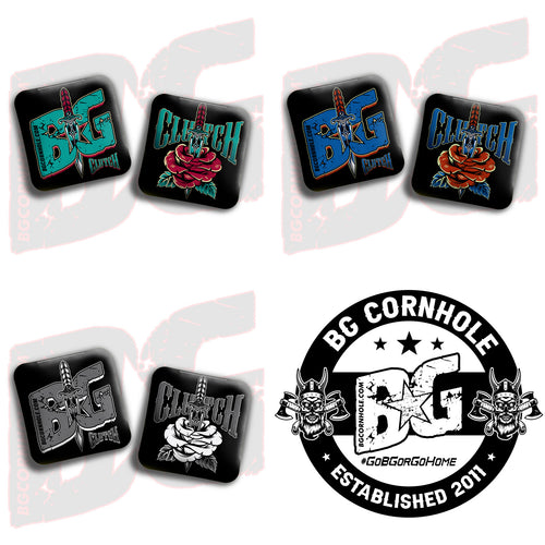 2026 BG Clutch  - “Dagger” - Non Stamped Cornhole Bags - SET OF 4 bags