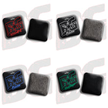 Load image into Gallery viewer, BG Multiple Bag Models - &quot;Hex Glow&quot; - 4&quot; ACL Mini Stamped Cornhole Bags- Set of 4 Bags