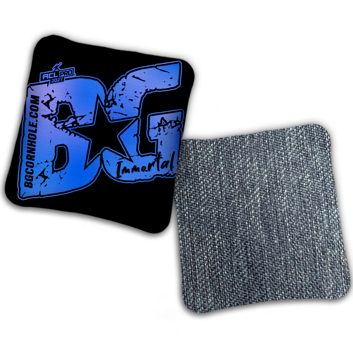 2027 BG Multiple Bag Models "BLACKOUT" - ACL Pro Stamped Cornhole Bags - SET OF 4 BAGS
