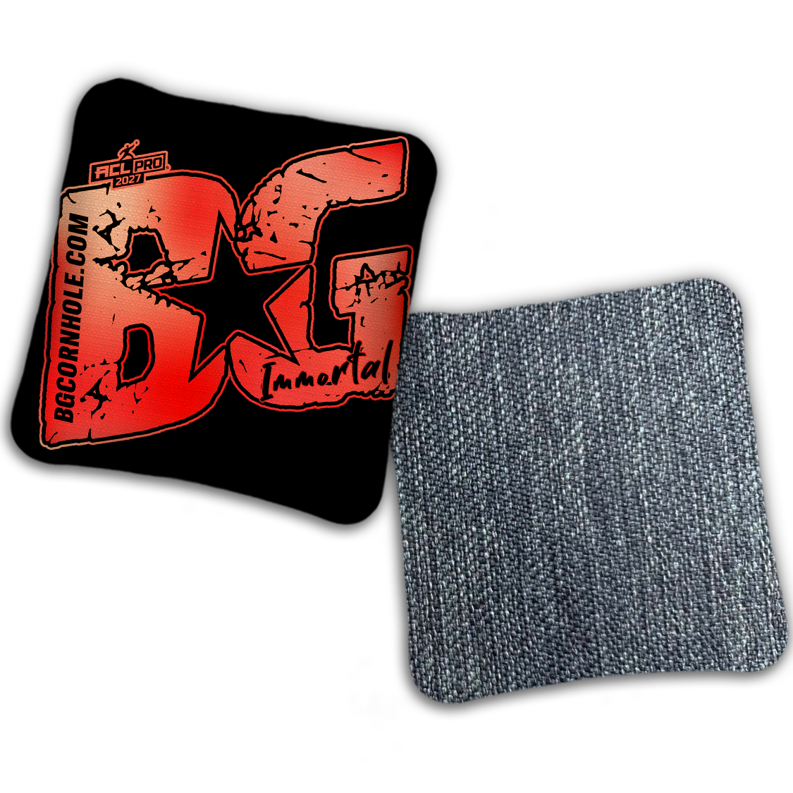 2027 BG Multiple Bag Models "BLACKOUT" - ACL Pro Stamped Cornhole Bags - SET OF 4 BAGS