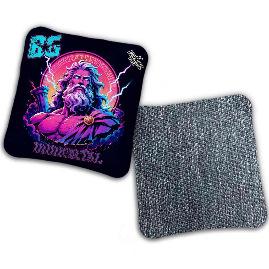 2027 BG Multiple Models “Divine Reign" - ACL Pro Stamped Cornhole Bags - SET OF 4 BAGS
