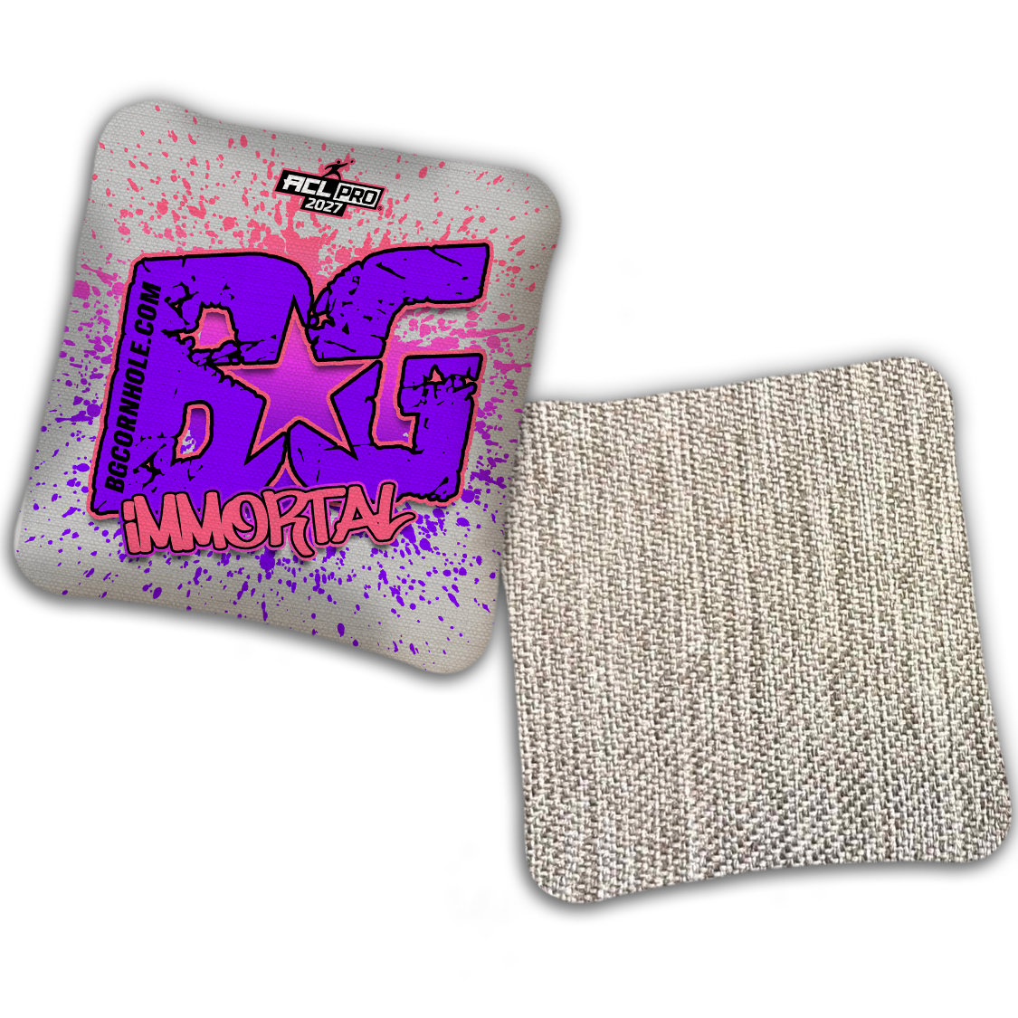 2027 BG Multiple Bag Models "PAINT SPLATTER" - ACL Pro Stamped Cornhole Bags - SET OF 4 BAGS