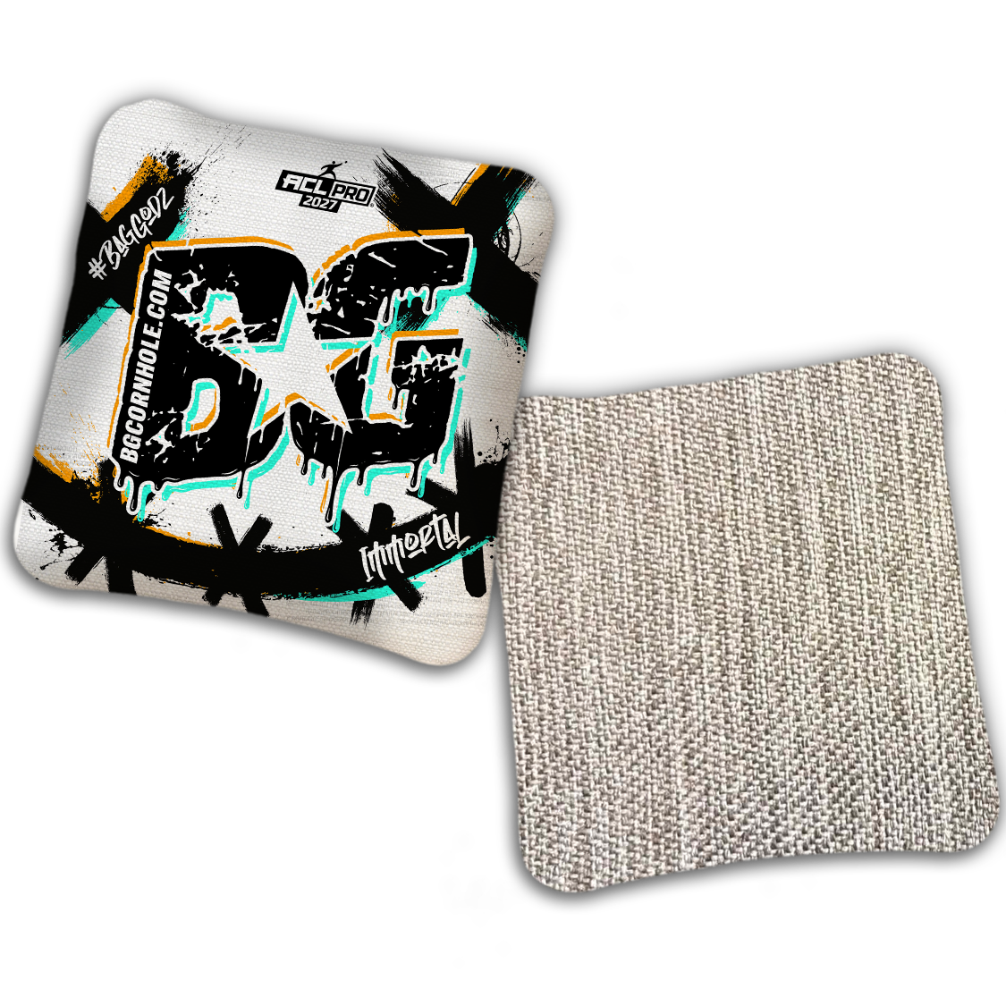 2027 BG Multiple Bag Models "WHY SO SERIOUS" - ACL Pro Stamped Cornhole Bags - SET OF 4 BAGS