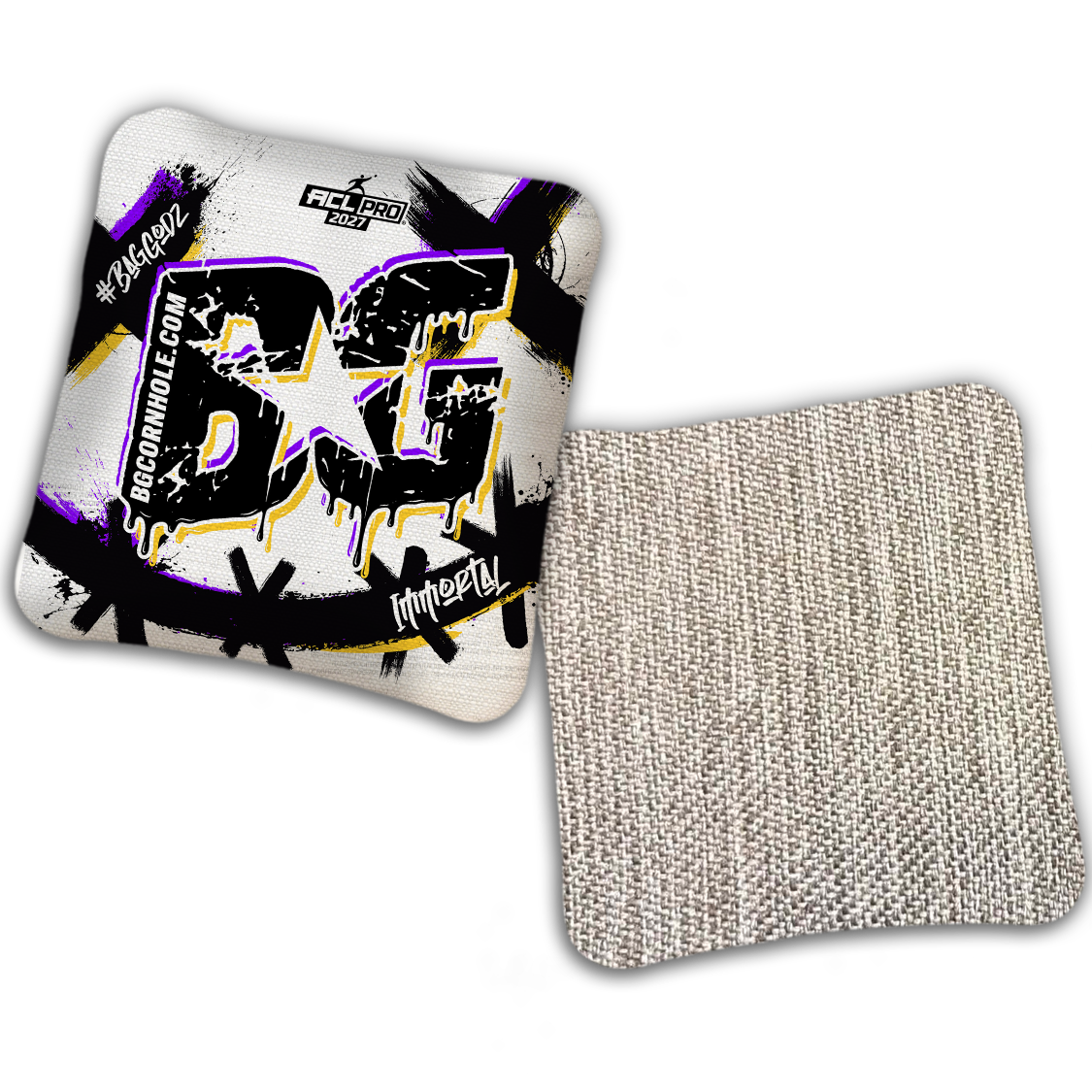 2027 BG Multiple Bag Models "WHY SO SERIOUS" - ACL Pro Stamped Cornhole Bags - SET OF 4 BAGS