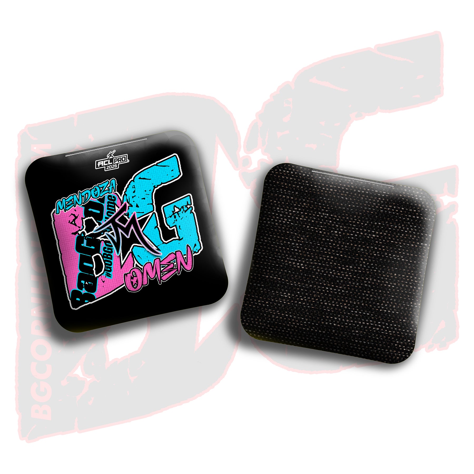 2026 BG Multiple Bag Models  - "John Mendoza” - ACL Pro Stamped Cornhole Bags - SET OF 4 BAGS