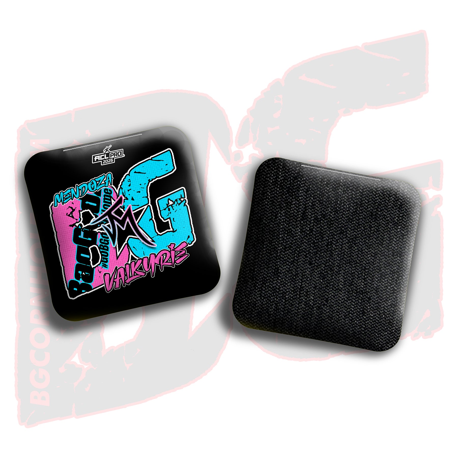 2026 BG Multiple Bag Models  - "John Mendoza” - ACL Pro Stamped Cornhole Bags - SET OF 4 BAGS