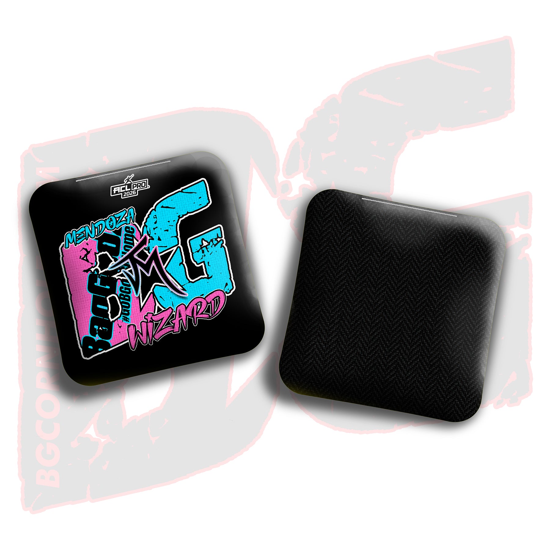 2026 BG Multiple Bag Models  - "John Mendoza” - ACL Pro Stamped Cornhole Bags - SET OF 4 BAGS