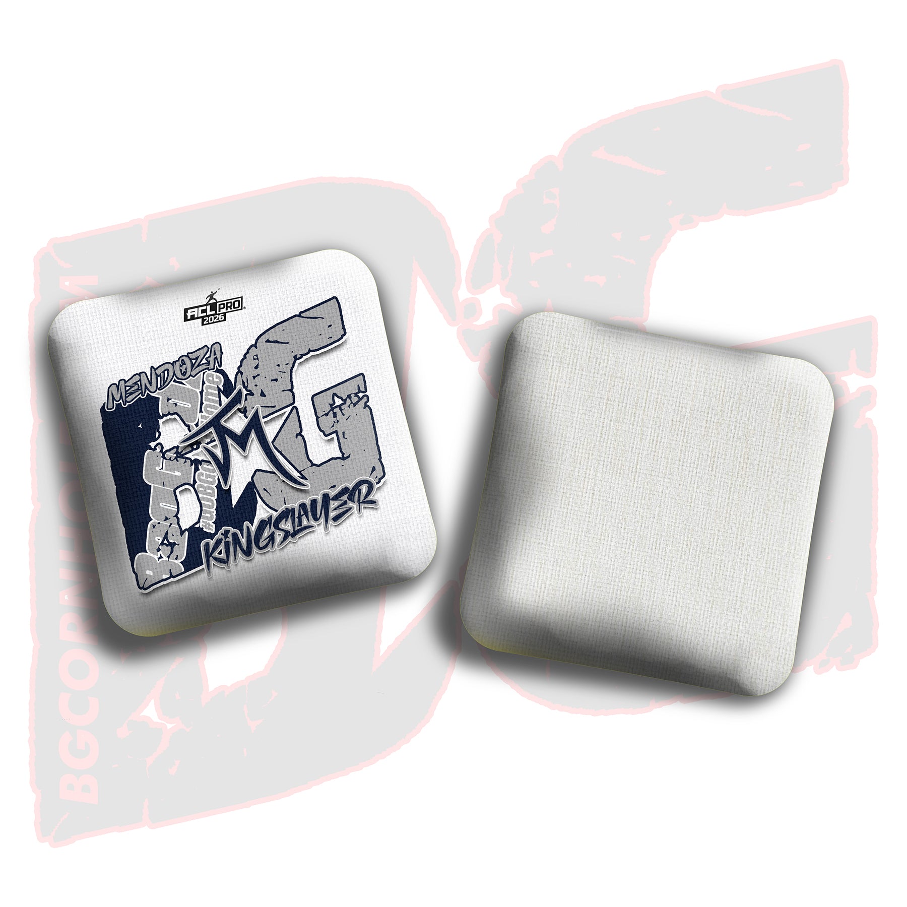 2026 BG Multiple Bag Models  - "John Mendoza” - ACL Pro Stamped Cornhole Bags - SET OF 4 BAGS