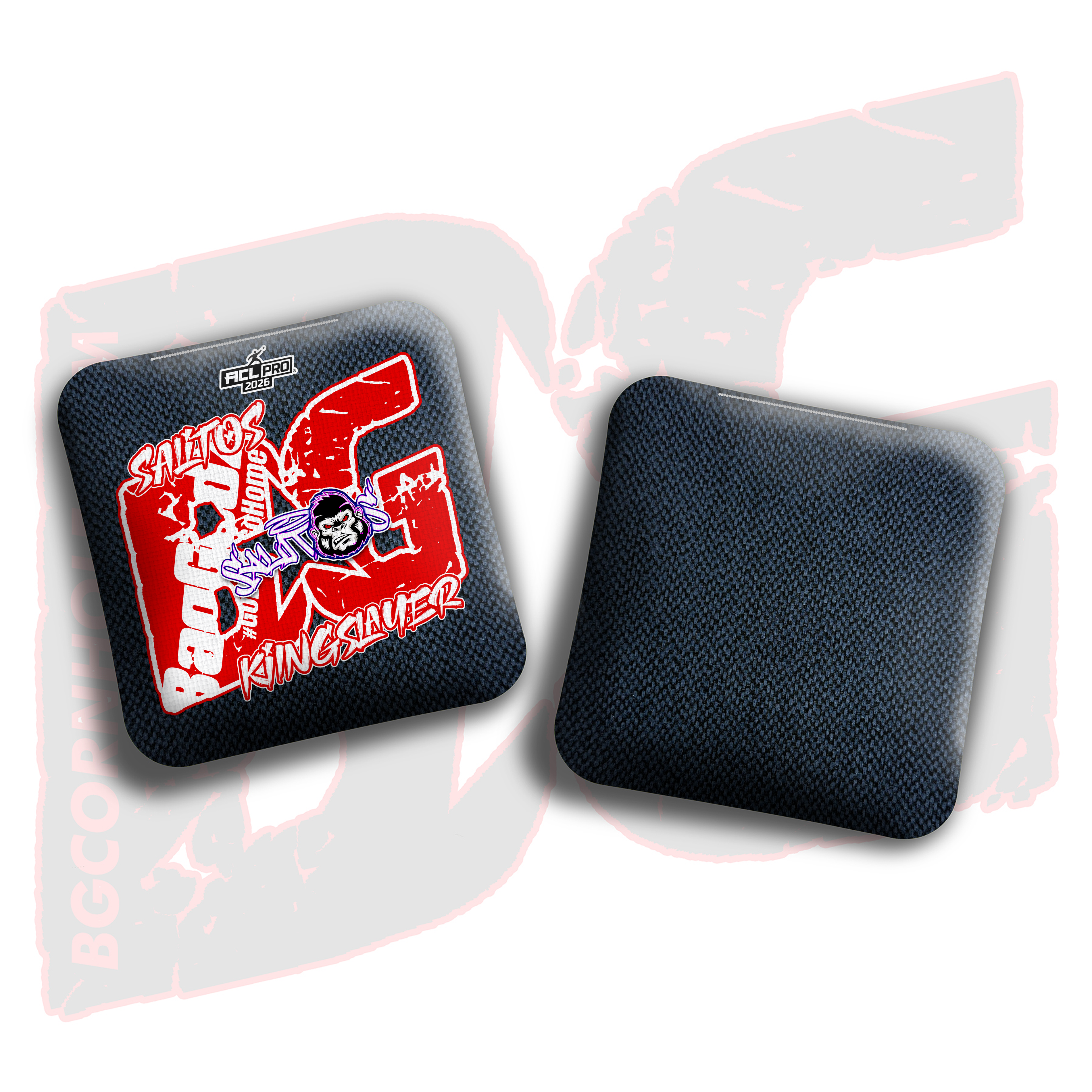 2026 BG Multiple Bag Models  - "Sal Sandoval” - ACL Pro Stamped Cornhole Bags - SET OF 4 BAGS