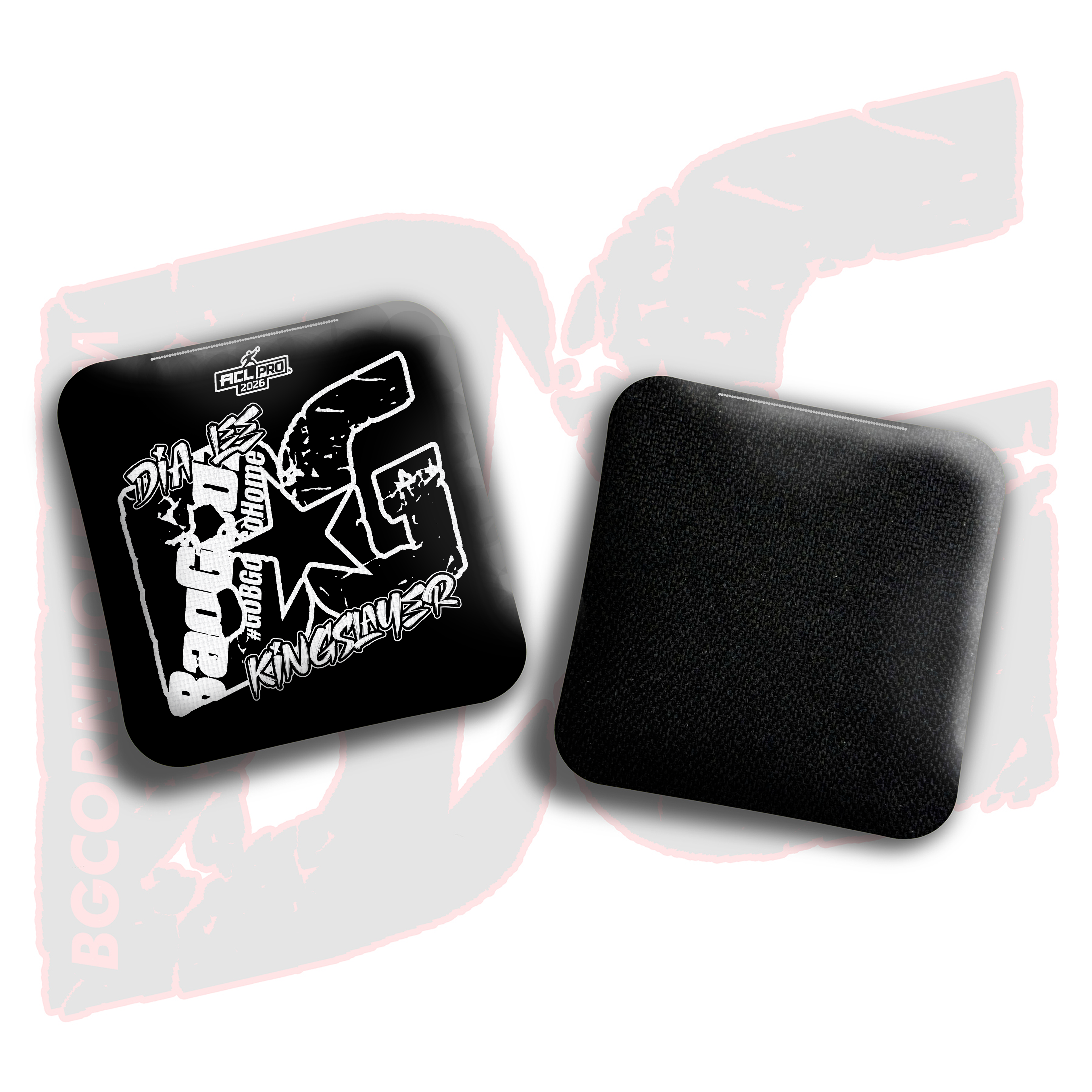 2026 BG Multiple Bag Models  - "Dia Lee” - ACL Pro Stamped Cornhole Bags - SET OF 4 BAGS
