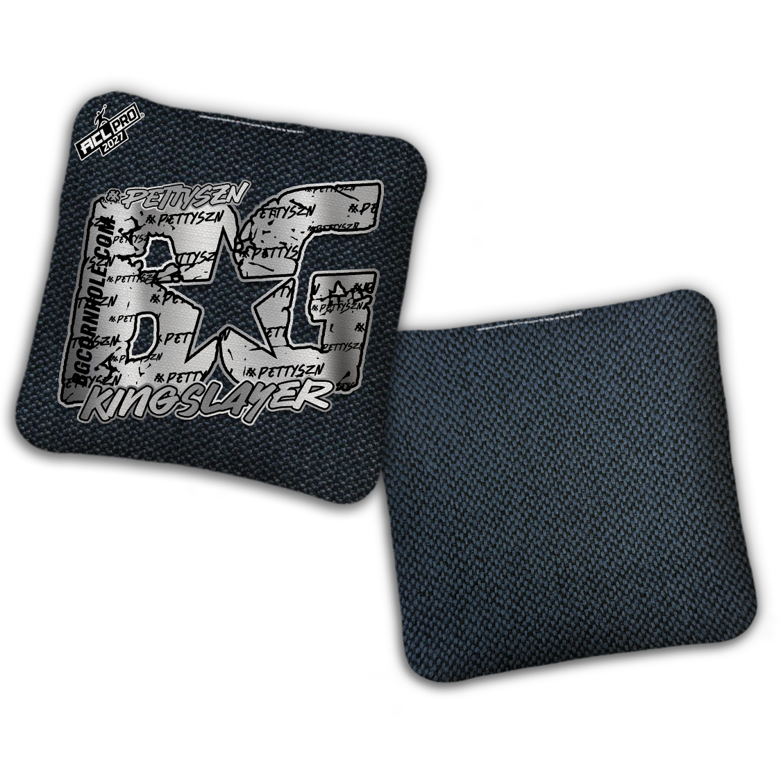 2027 ACL - BG Multiple Bag Models "PETTYSZN" - ACL Pro Stamped Cornhole Bags - SET OF 4 BAGS