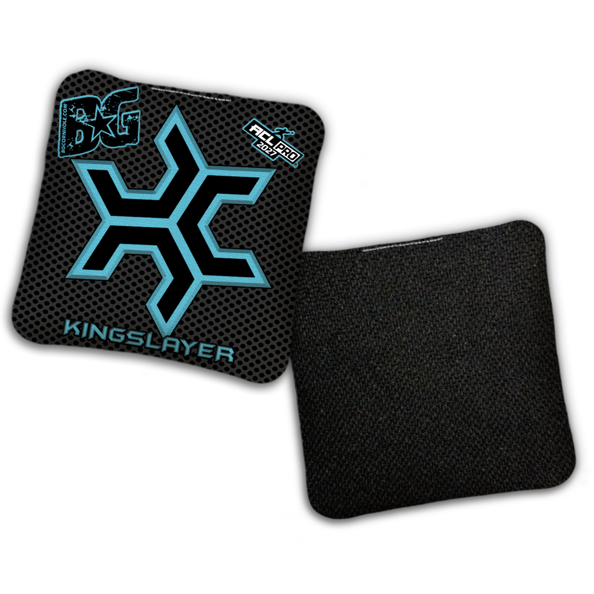 2027 Multiple Bag Models  "CaddySack Carbon Fiber” Collab - ACL Pro Stamped Cornhole Bags - SET OF 4 BAGS