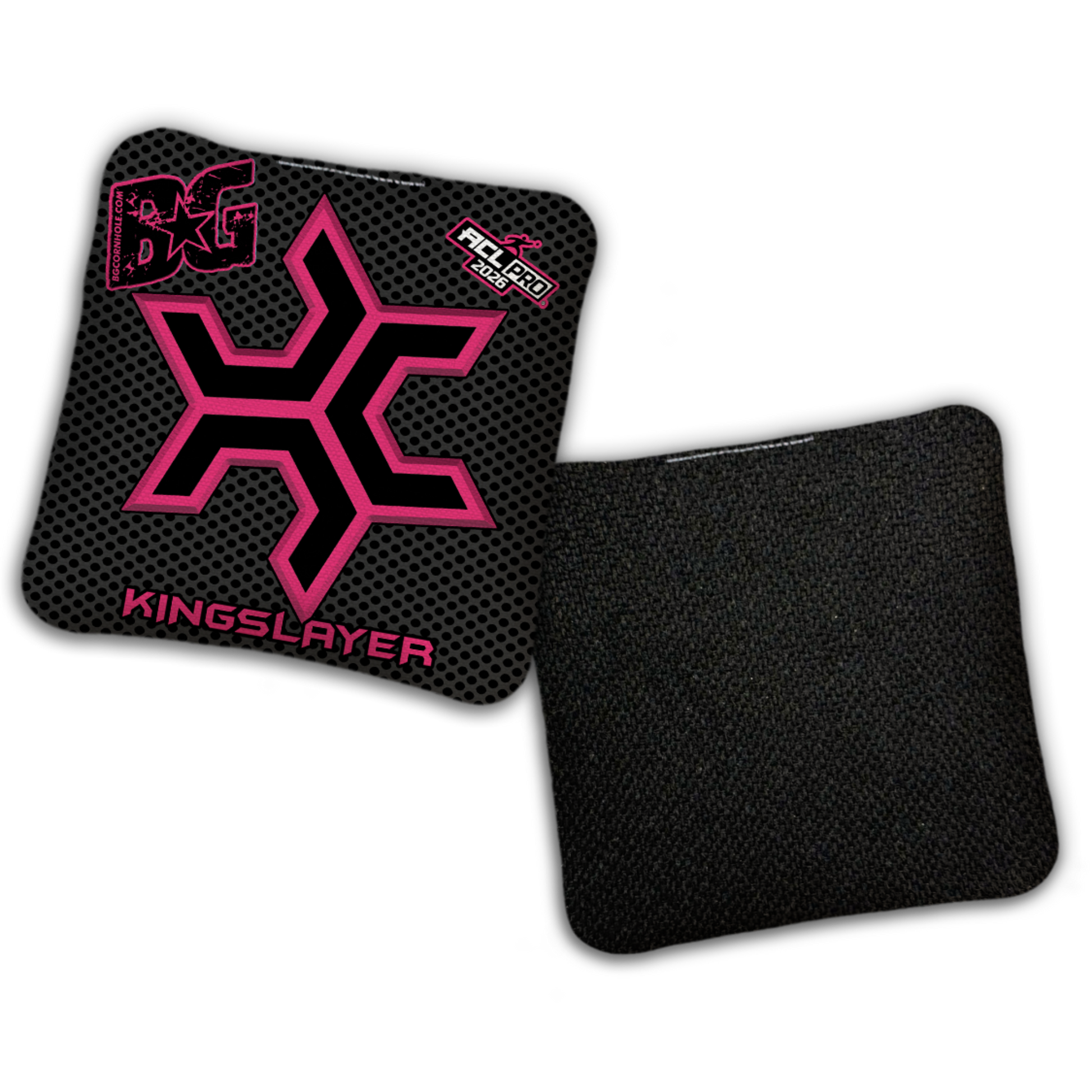 2027 Multiple Bag Models  "CaddySack Carbon Fiber” Collab - ACL Pro Stamped Cornhole Bags - SET OF 4 BAGS