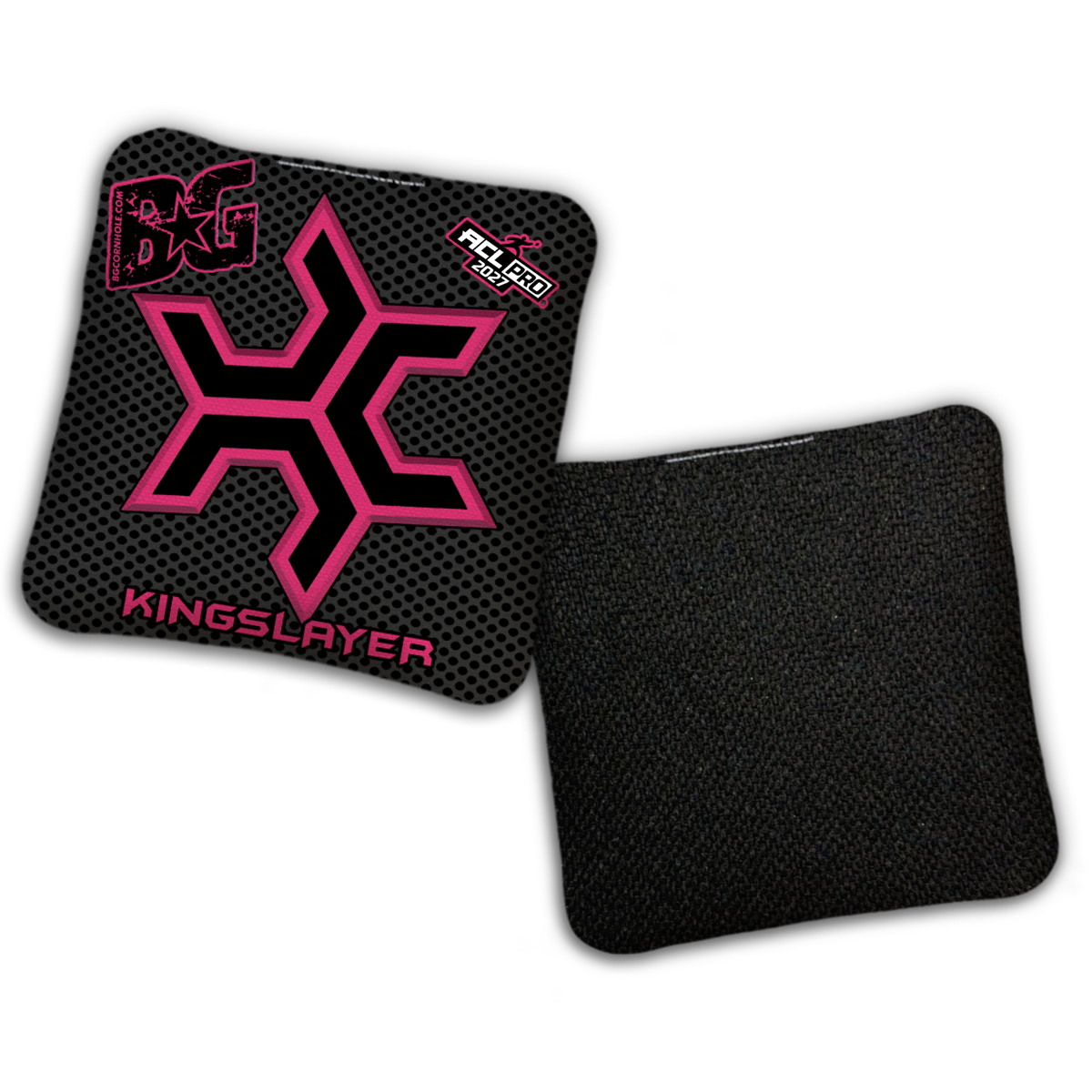 2027 Multiple Bag Models  "CaddySack Carbon Fiber” Collab - ACL Pro Stamped Cornhole Bags - SET OF 4 BAGS