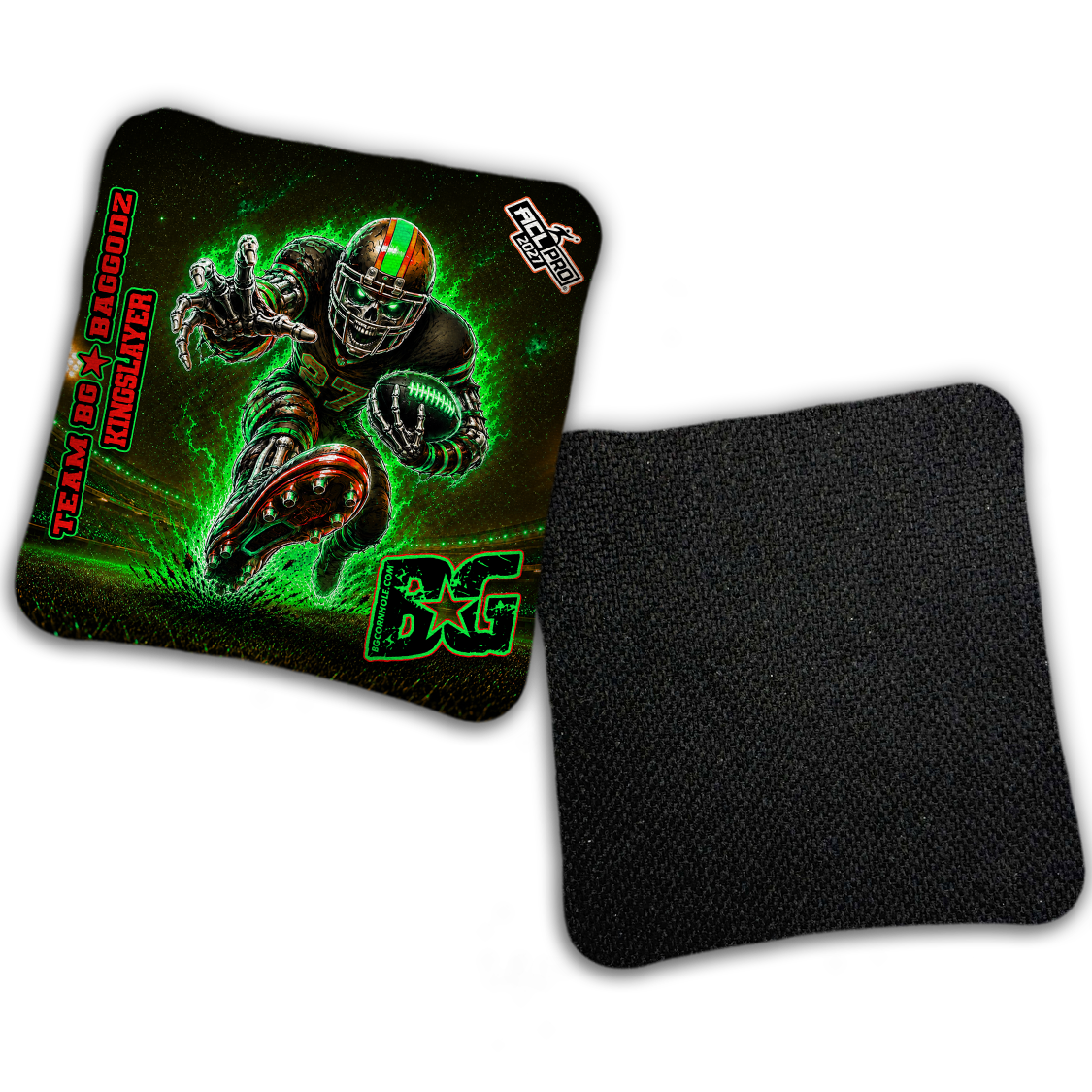 2027 BG Multiple Bag Models "FINAL DRIVE" - ACL Pro Stamped Cornhole Bags - SET OF 4 BAGS