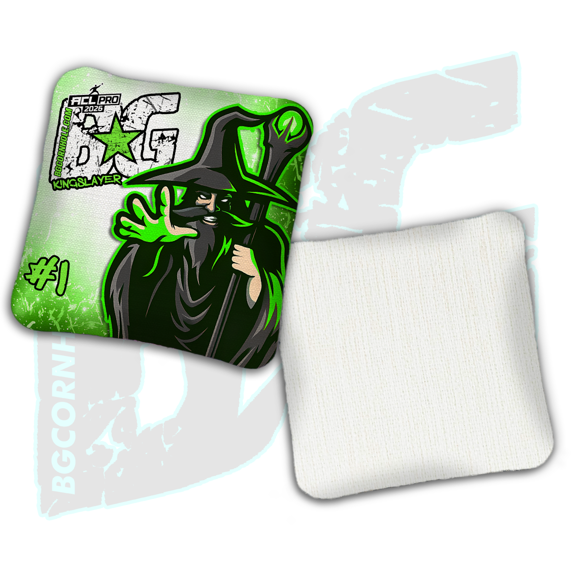 Limited Edition 2026 BG Multiple Bag Models "OG Wizard" - ACL Pro Stamped Cornhole Bags - SET OF 4 BAGS
