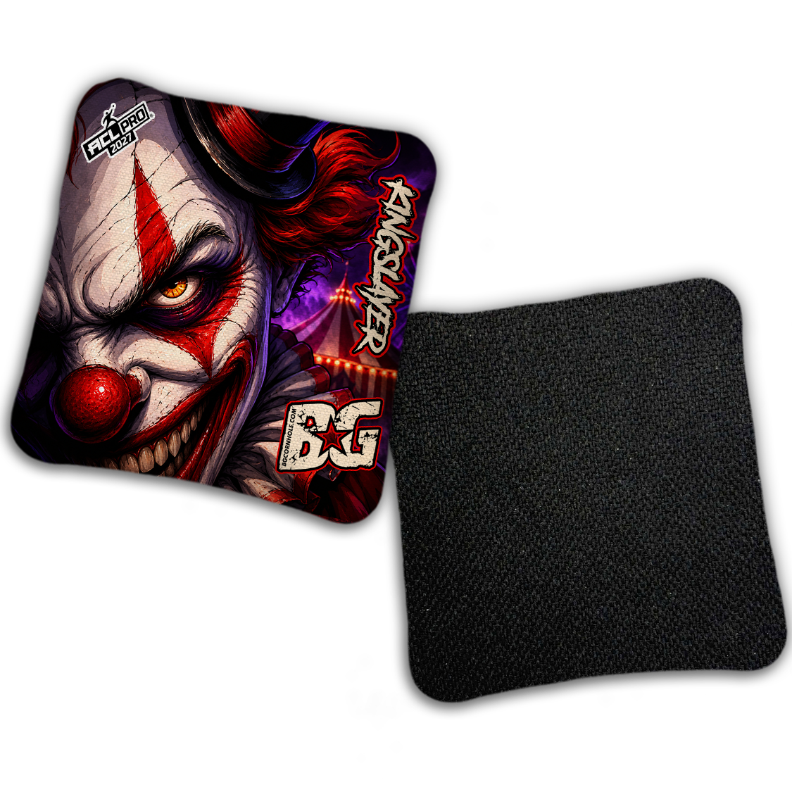 2027 BG Multiple Bag Models "HAUNTED CIRCUS" - ACL Pro Stamped Cornhole Bags - SET OF 4 BAGS