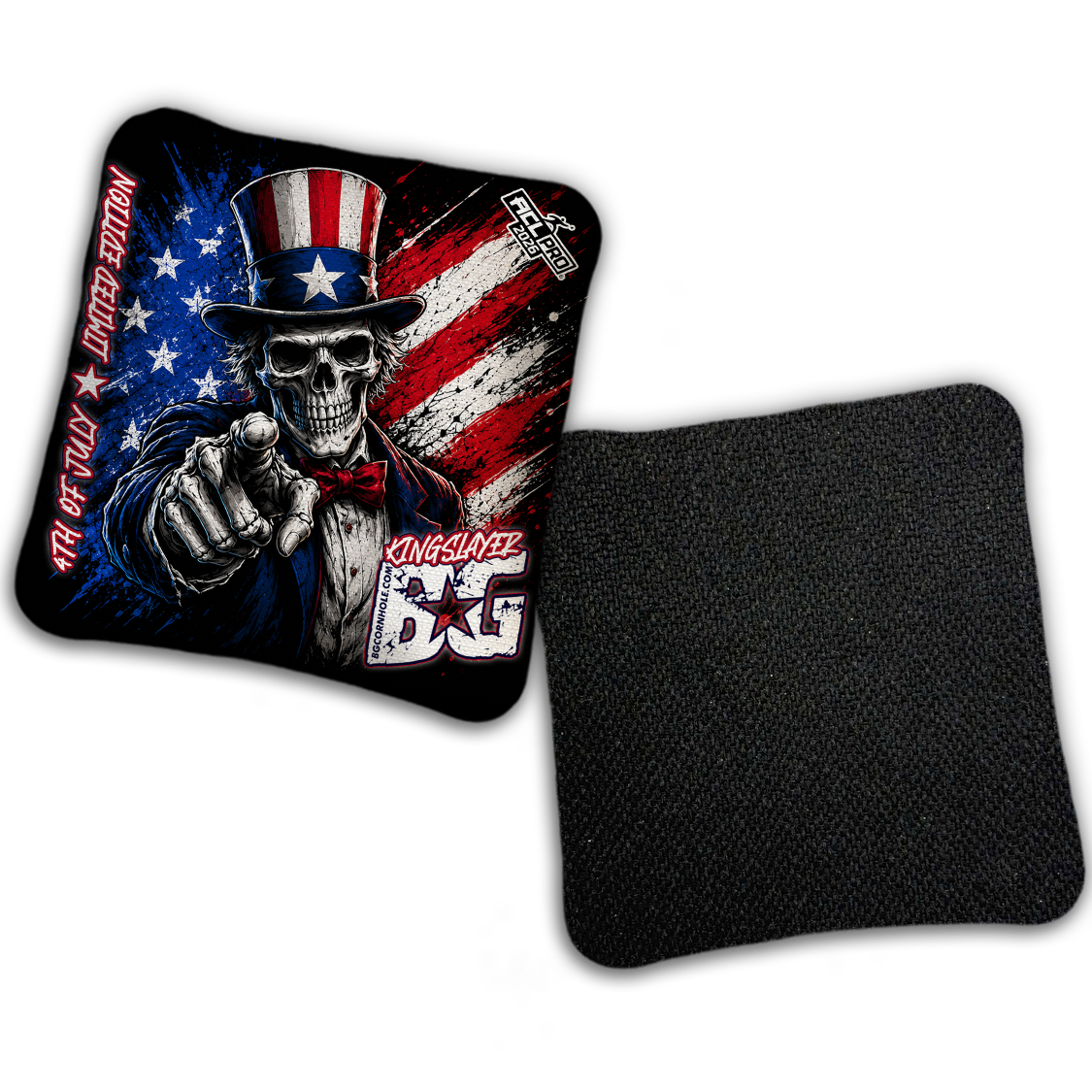 2026 BG "Uncle Ruthless" - ACL Pro Stamped Cornhole Bags - SET OF 4 BAGS