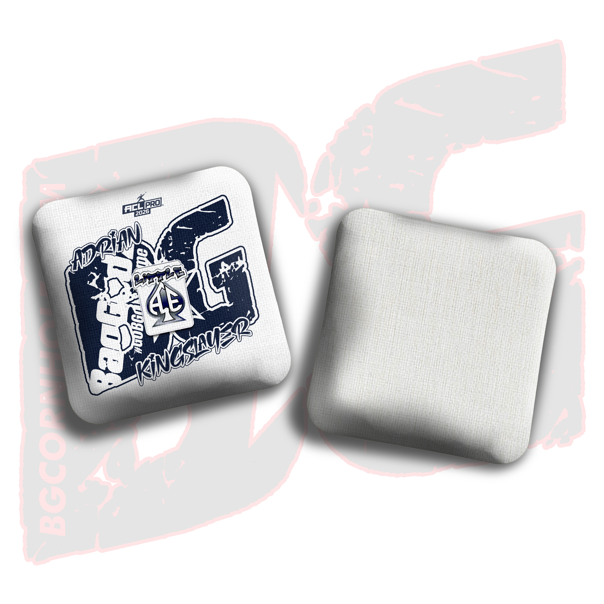 2026 BG Multiple Bag Models  - "Adrian Clark” - ACL Pro Stamped Cornhole Bags - SET OF 4 BAGS