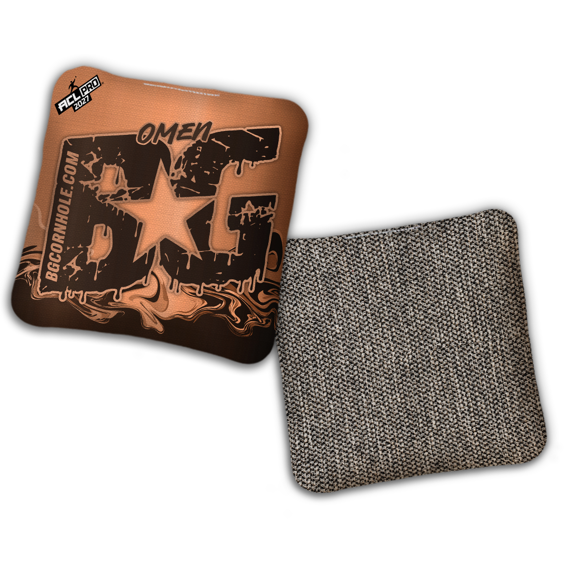 2027 BG Multiple Bag Models "LIQUID GOLD" - ACL Pro Stamped Cornhole Bags - SET OF 4 BAGS