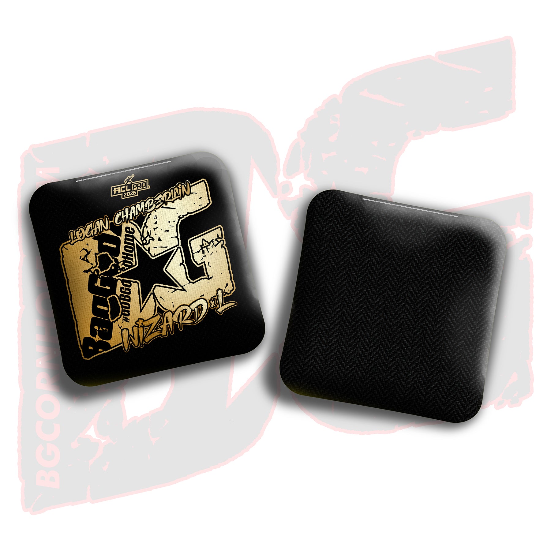 2026 BG Multiple Bag Models  - "Logan Chamberlain” - ACL Pro Stamped Cornhole Bags - SET OF 4 BAGS