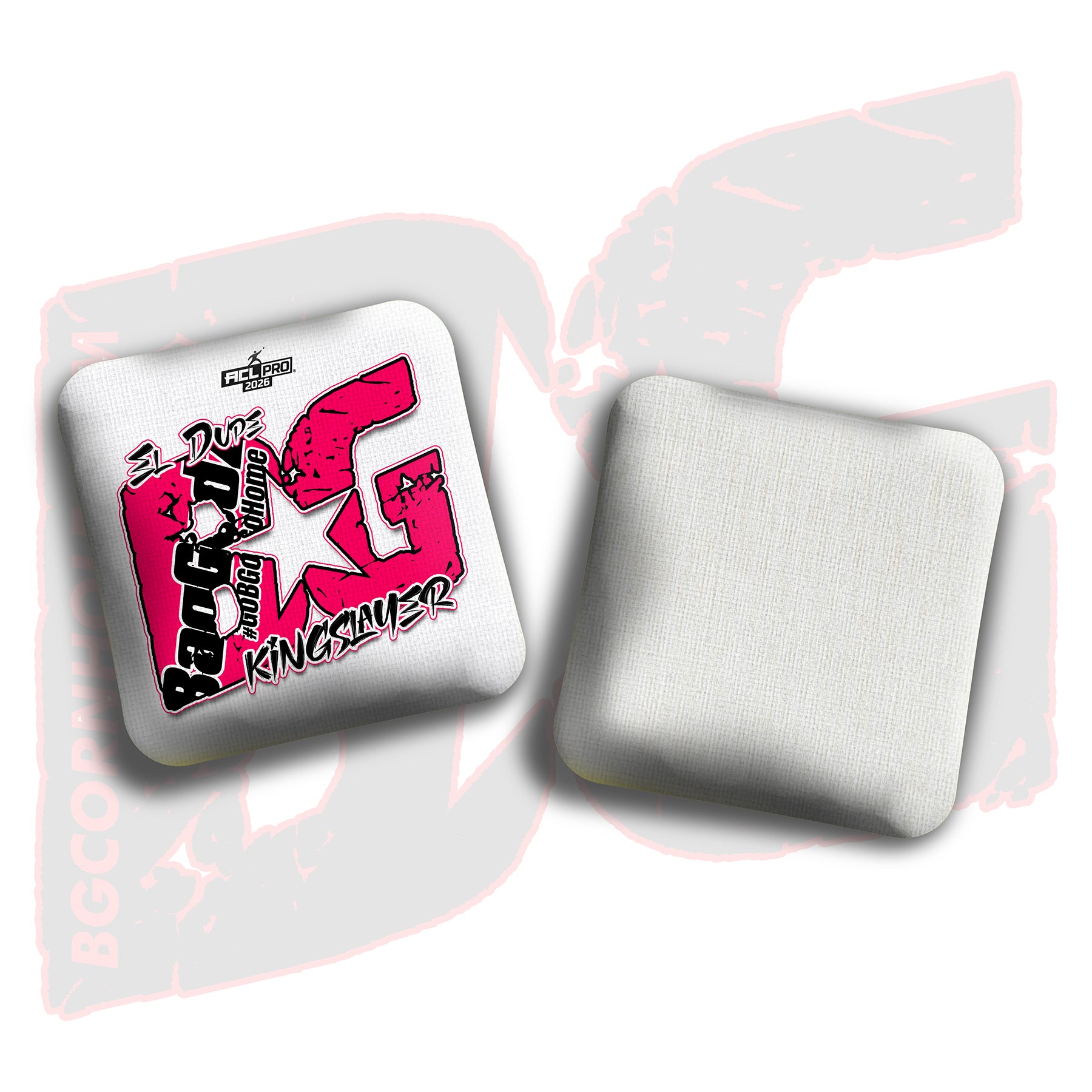 2026 BG Multiple Bag Models  - "Logan Dupler” - ACL Pro Stamped Cornhole Bags - SET OF 4 BAGS