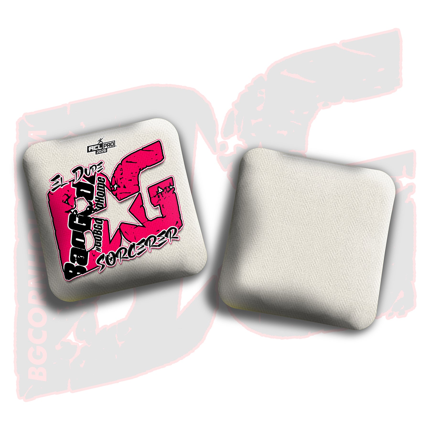 2026 BG Multiple Bag Models  - "Logan Dupler” - ACL Pro Stamped Cornhole Bags - SET OF 4 BAGS